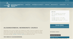 Desktop Screenshot of alexanderwohl.org