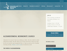 Tablet Screenshot of alexanderwohl.org